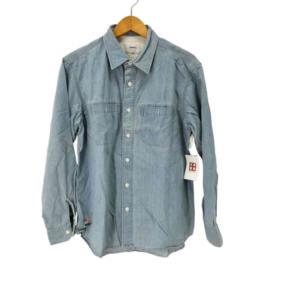 BASIC LIGHT DENIM L/S SHIRT ベーシック ライト デニム 長袖 シャツ【1141342161581】