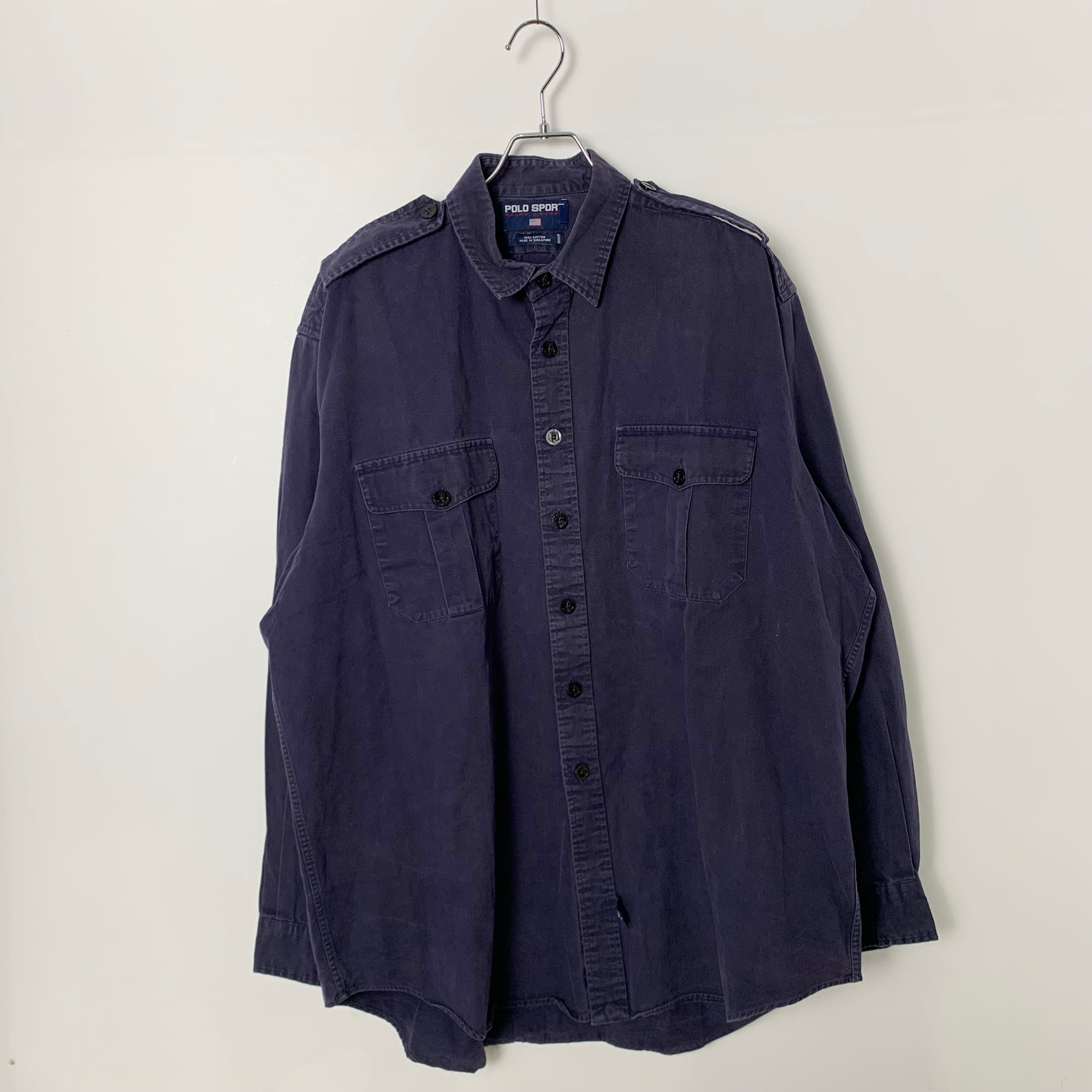 Polo Sport MIlitary L/S Shirt Navy