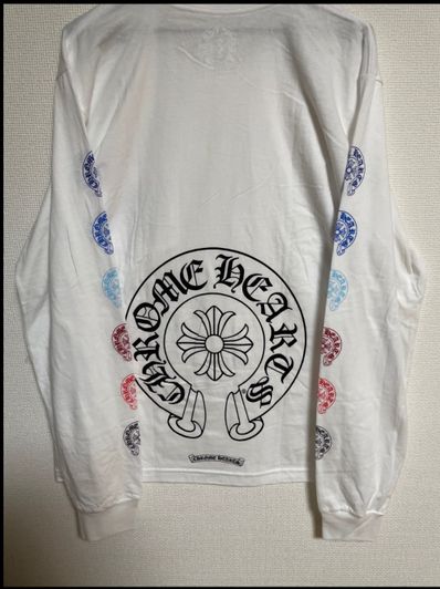 クロムハーツ ホースシュー マルチカラー 長袖tシャツ