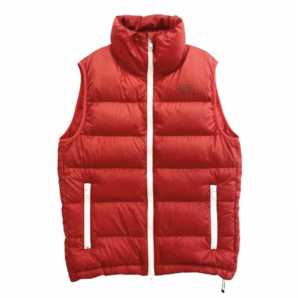 THE NORTH FACE ノースフェイス ベスト TD91FJM804 × Taylor design テイラーデザイン ダウンベスト レッド系 S【中古】