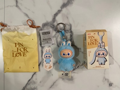 POP MART THE MONSTERS (LABUBU) Pin for Love Series-Vinyl Plush Pendant (A-M) K