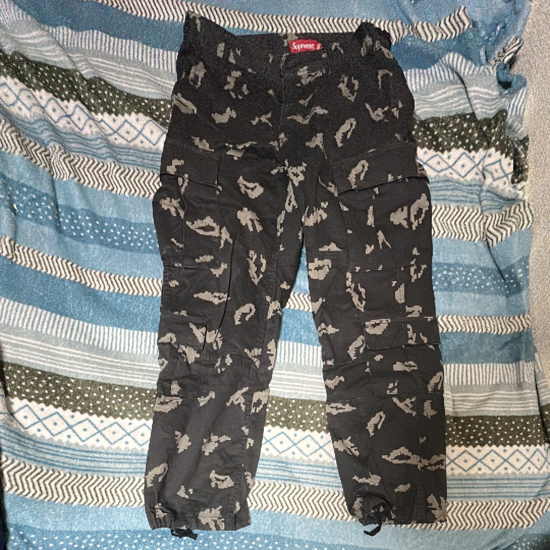 Supreme Cargo Pant "Black Russian Camo"(21FW)