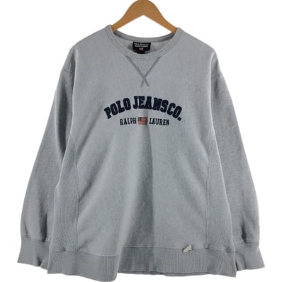 古着 00年代 ラルフローレン Ralph Lauren POLO JEANS COMPANY ロゴスウェットシャツ トレーナー メンズXXL相当/eaa515741
