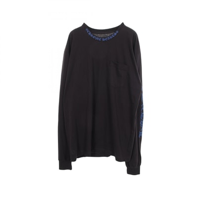 Chrome Hearts Neck Logo L/S T-Shirt "Black/Blue"