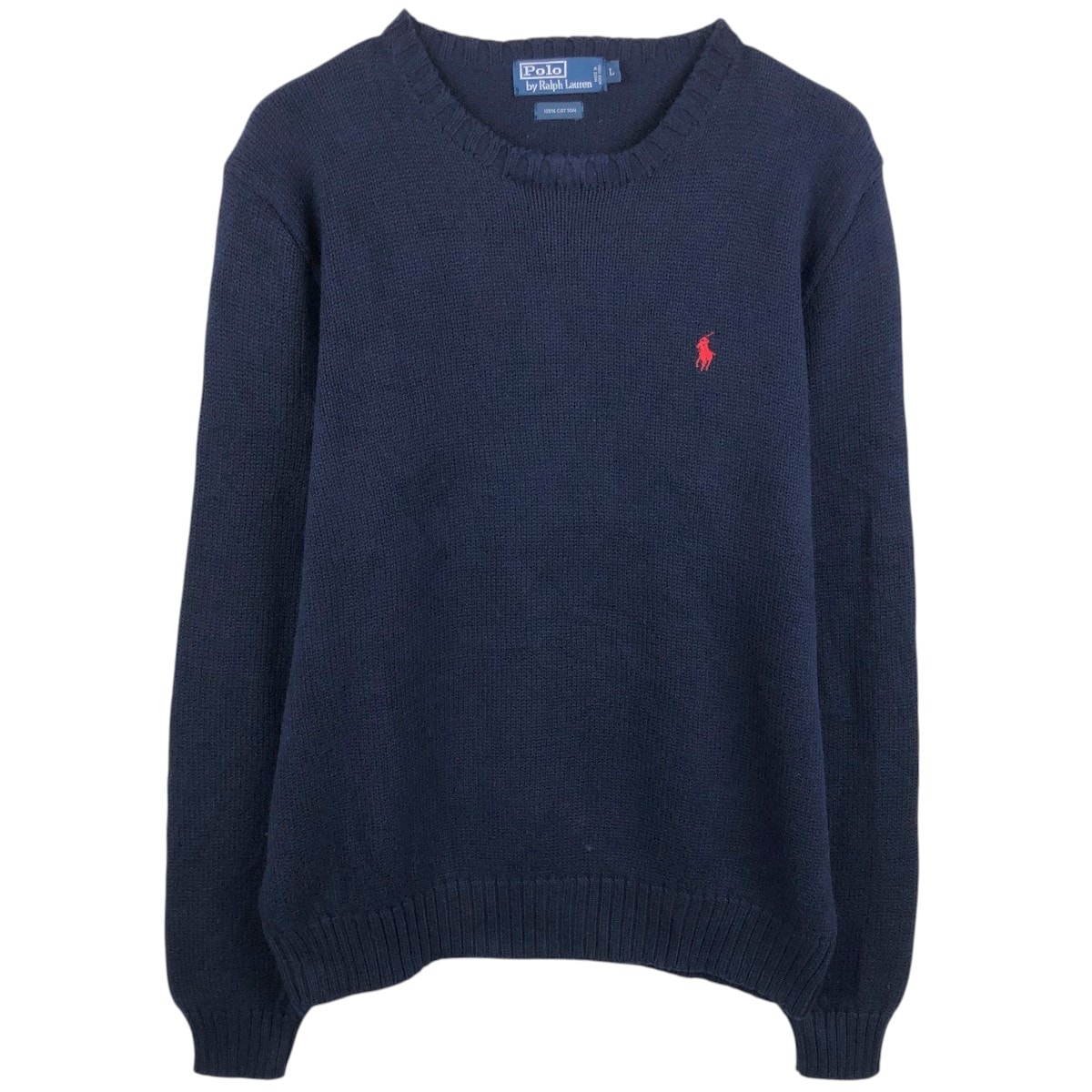 古着 ラルフローレン Ralph Lauren POLO by Ralph Lauren コットンニットセーター メンズL相当/eaa654451