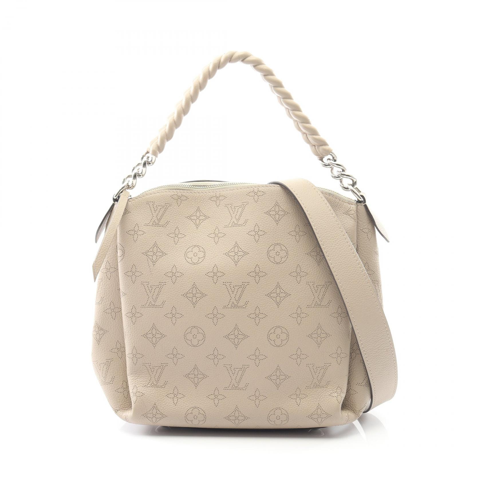 ルイ・ヴィトン LOUIS VUITTON バビロン チェーンBB マヒナ ガレ ハンドバッグ バッグ レザー マヒナ ガレ レディース ベージュ系 M51224 【中古】