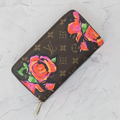 Louis Vuitton Zippy Wallet Monogram Rose Stephen Sprouse Collection
