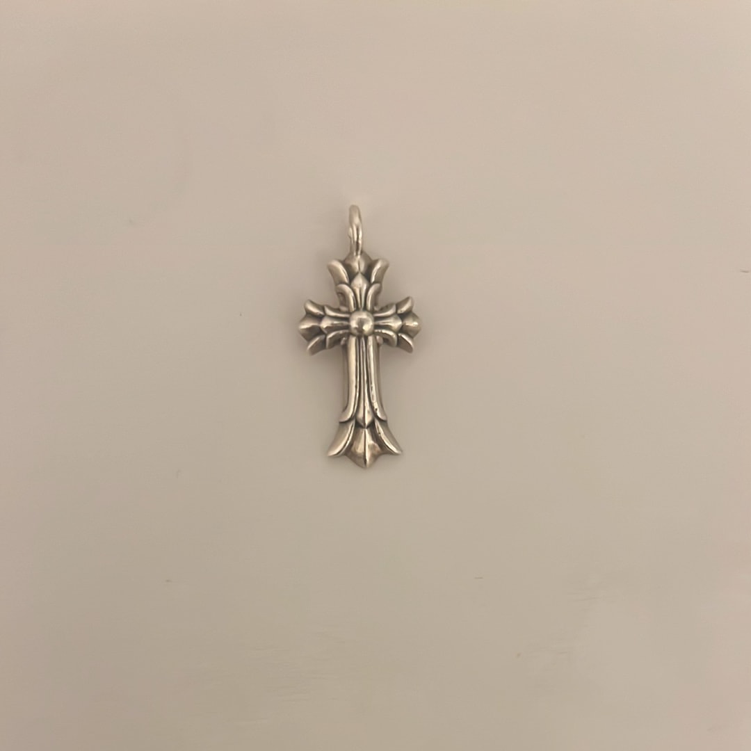 Chrome Hearts DBL CH CRS "Silver"