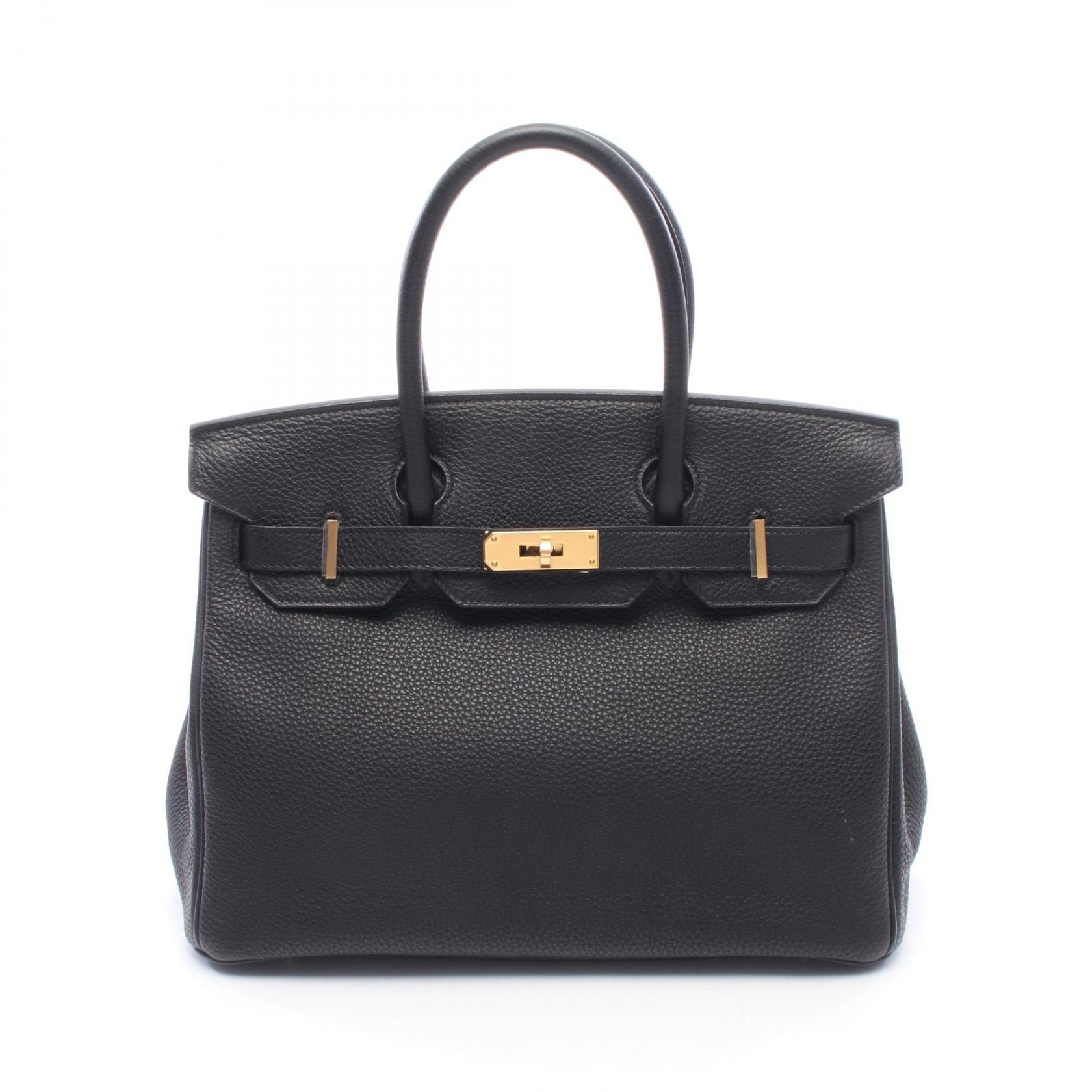 エルメス HERMES バーキン30 ハンドバッグ バッグ レザー トゴ トゴ T刻印(2015年製造) レディース ブラック系 【中古】