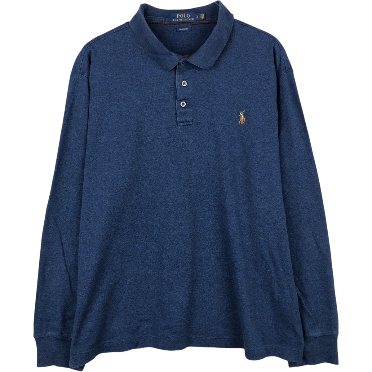 古着 ラルフローレン Ralph Lauren POLO RALPH LAUREN CLASSIC FIT 長袖 ポロシャツ メンズL相当/eaa648087