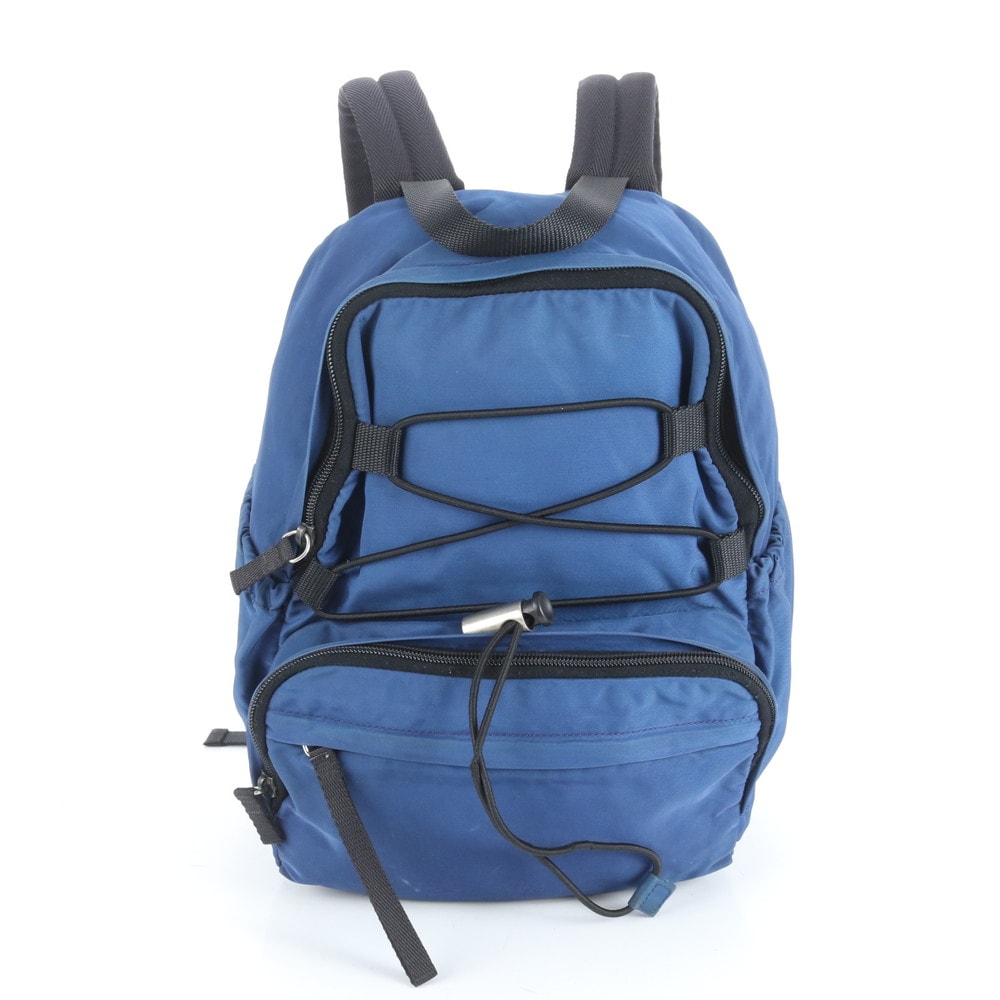 ■極美品 プラダ テスート ナイロンブルーリュックサック