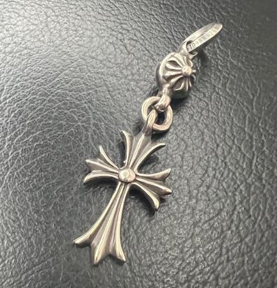 Chrome Hearts 1 Ball Tiny CH Cross Charm "Silver"