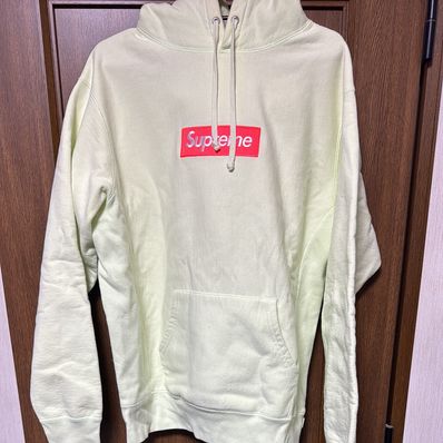 Supreme Box Logo Hooded Sweatshirt "Pale Lime" (17FW)