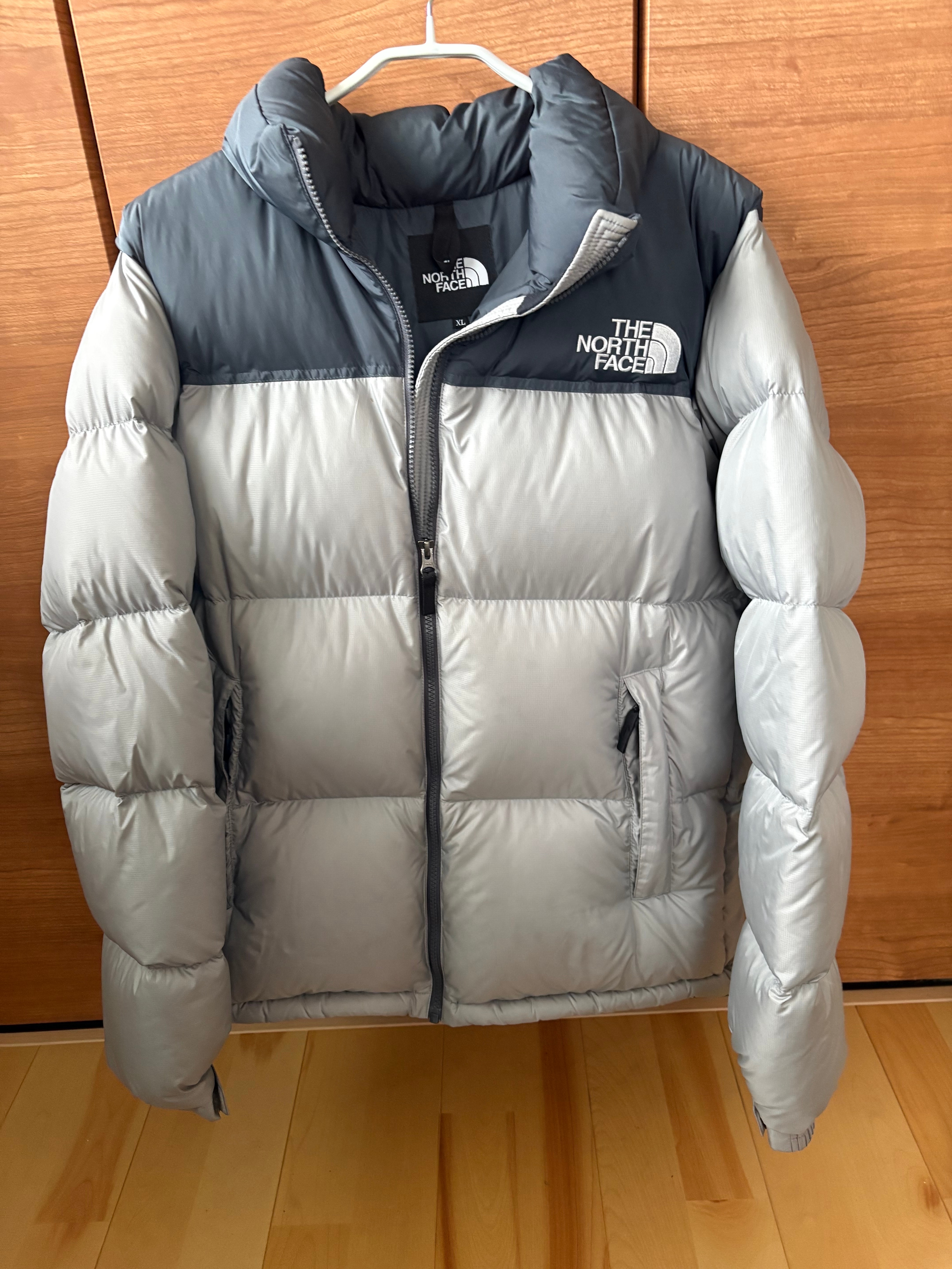 The North Face Nuptse Jacket 2022 "Vanadis Grey/Merde Grey"