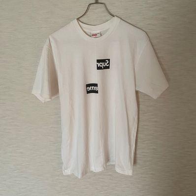 Supreme / Comme des Garçons SHIRT® Split Box Logo Tee "White"