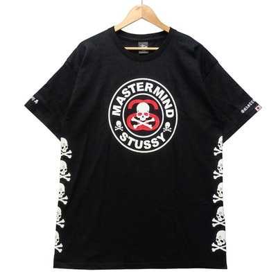 STUSSY ステューシー × MASTERMIND JAPAN サークル スカル プリント 半袖Tシャツ 56633