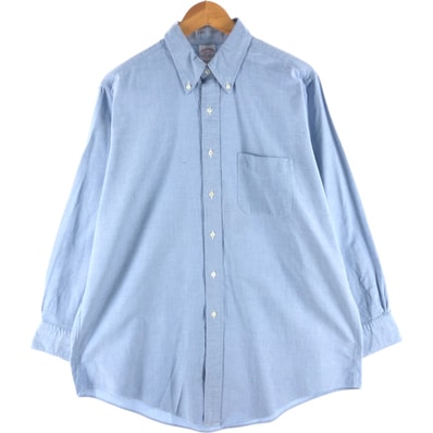古着 ブルックスブラザーズ Brooks Brothers Est.1818 長袖 ボタンダウンシャツ USA製 メンズL相当/eaa558925