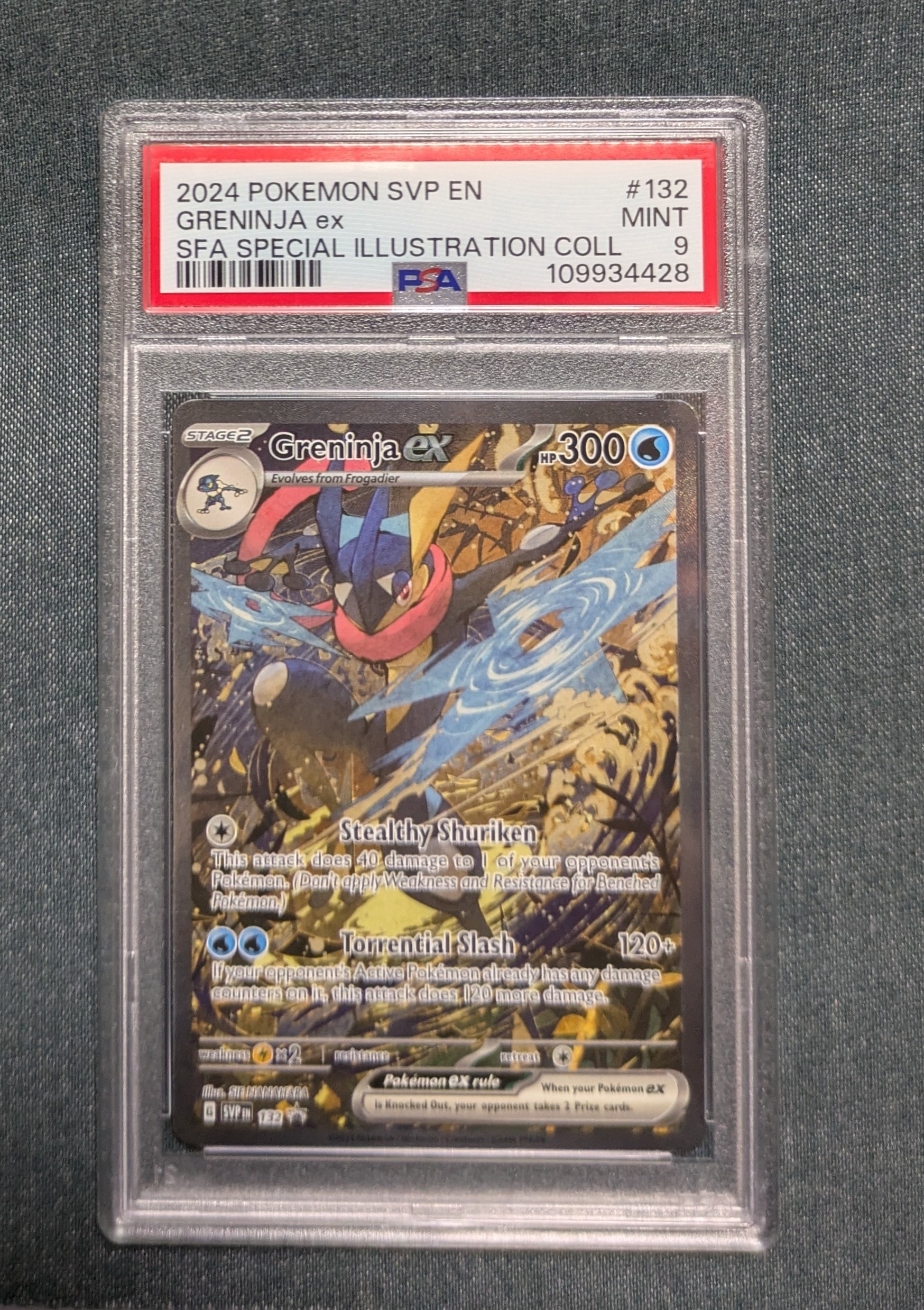 ゲッコウガex P [SVP EN 132]【英語版】(スカーレット&バイオレット「シュラウデッドフェイブル ゲッコウガex スペシャルイラストレーション コレクション」)