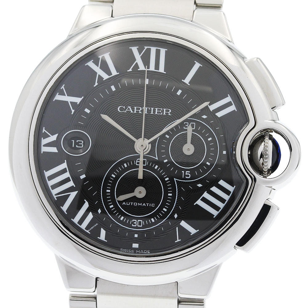☆良品 カルティエ バロンブルークロノXL W6920077 メンズ 【中古】