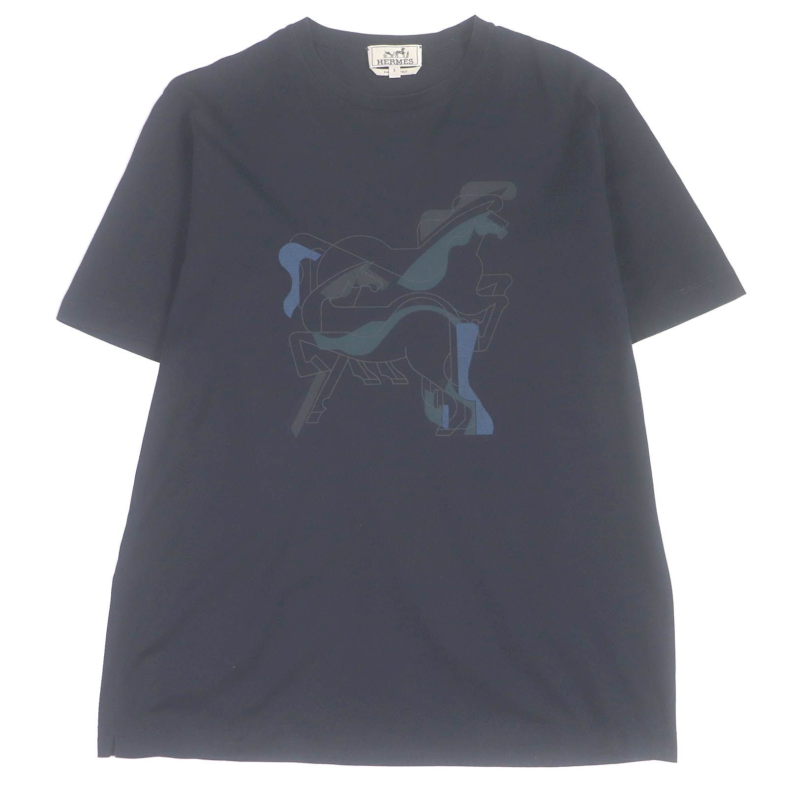 エルメス
 半袖Ｔシャツ ダークネイビー メンズ S