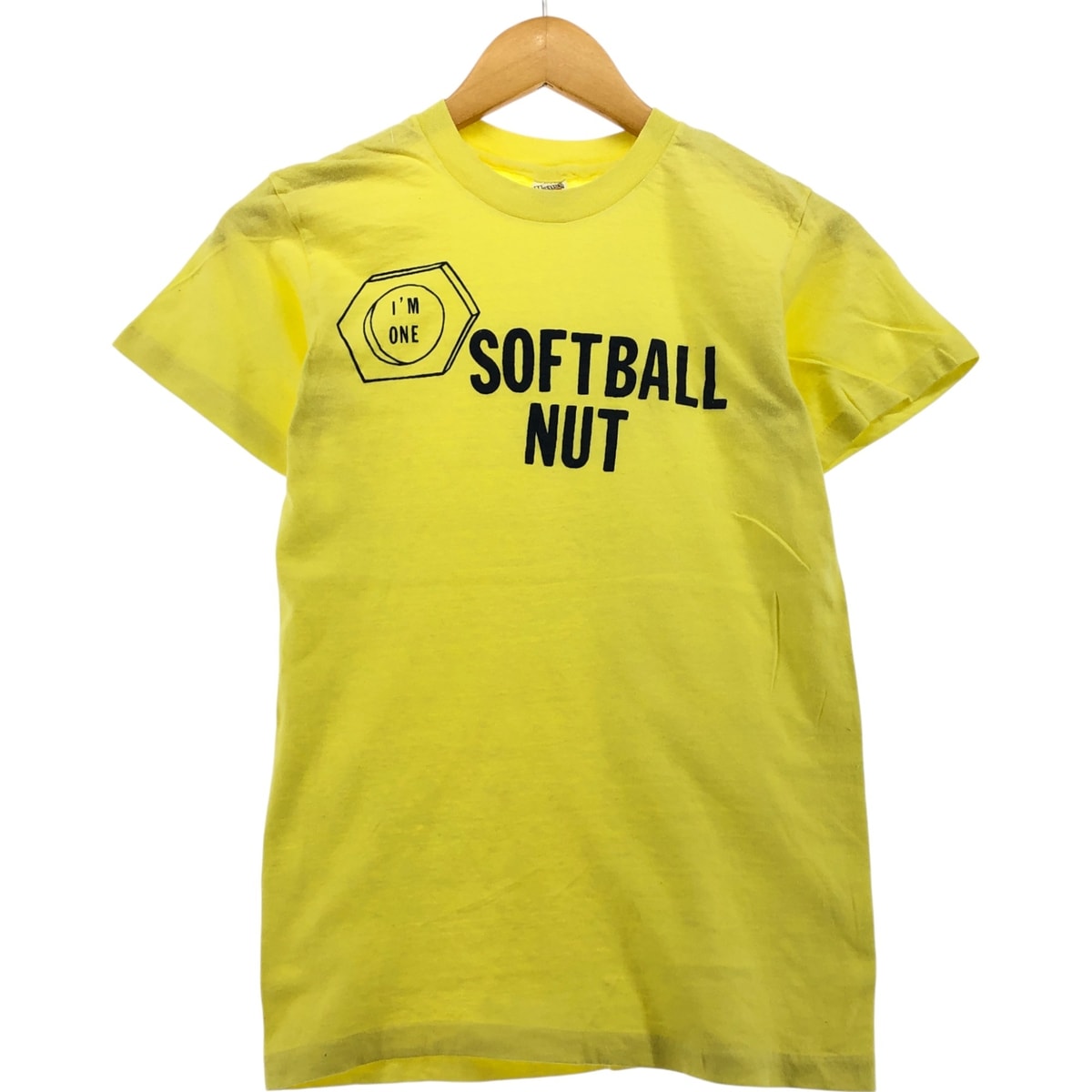 古着 70年代 ヘインズ Hanes 三角タグ プリントTシャツ USA製 レディースS相当 ヴィンテージ/eaa565962