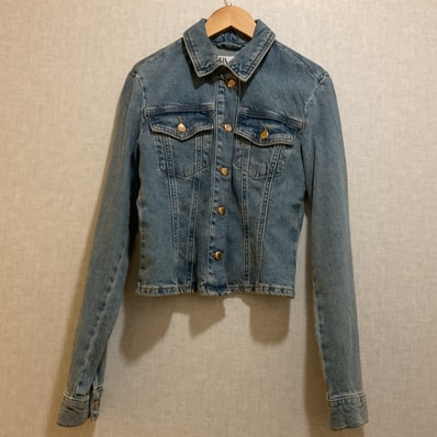 ZARA 【ザラ】 デニムジャケット ブルー ネイビー XS
