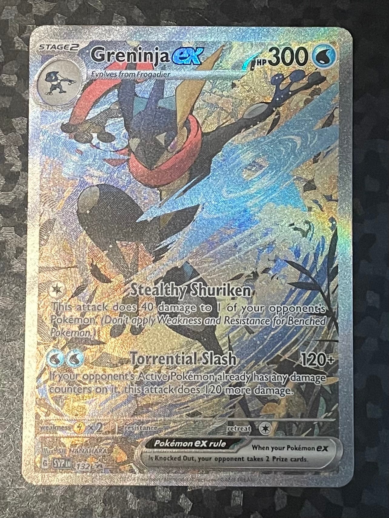 ゲッコウガex P [SVP EN 132]【英語版】(スカーレット&バイオレット「シュラウデッドフェイブル ゲッコウガex スペシャルイラストレーション コレクション」)