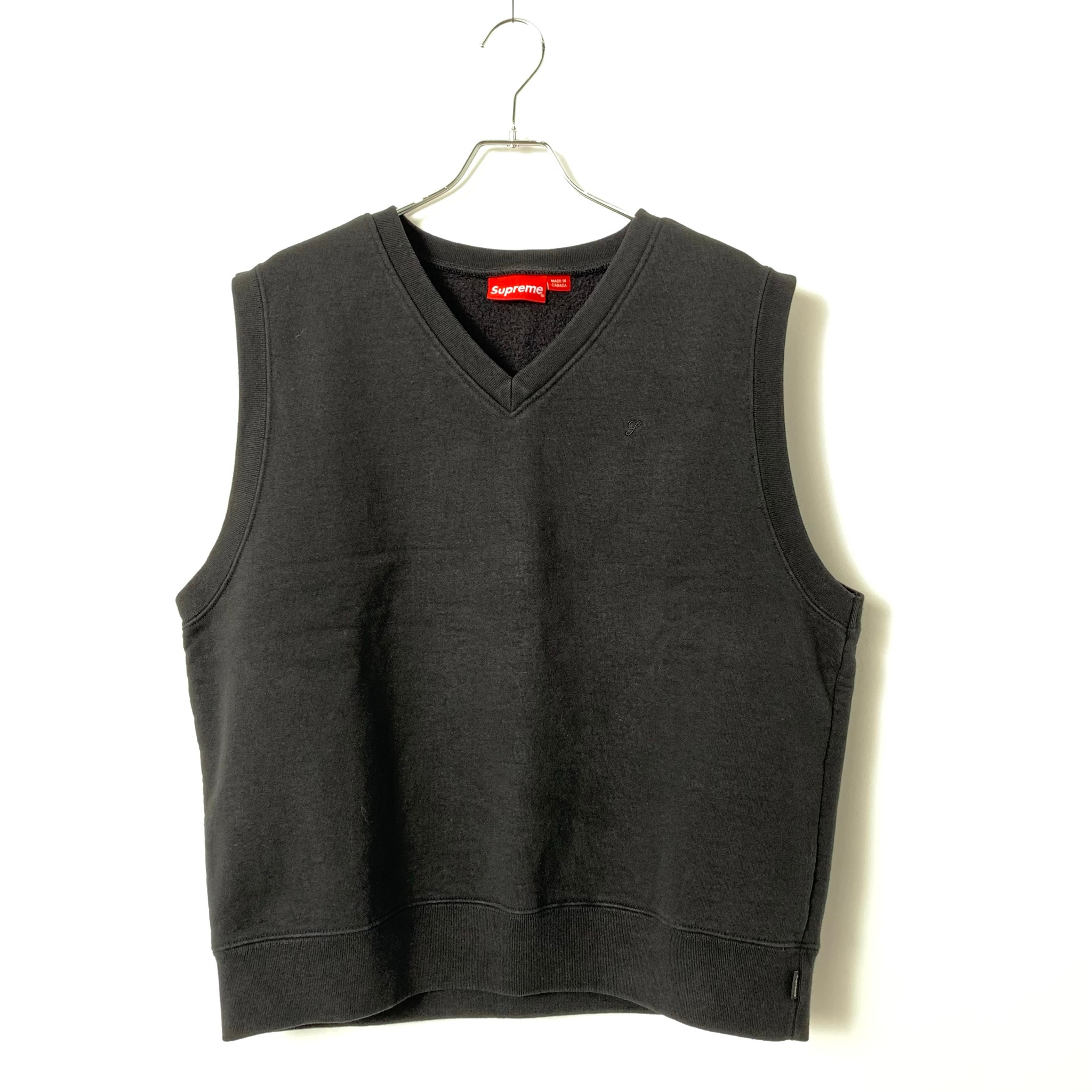 Supreme Sweatshirt Vest "Black"
