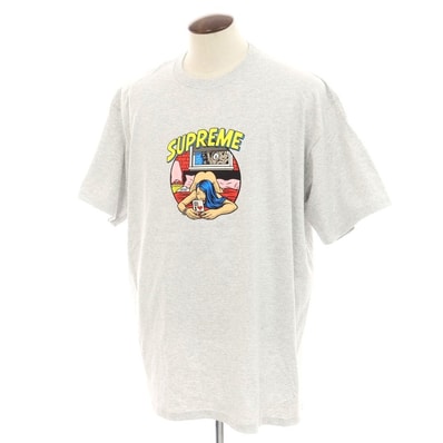 【中古】シュプリーム Supreme 2025年春夏 Bedroom Tee コットンポリエステル 半袖Tシャツ アッシュグレー【サイズXXL】【メンズ】