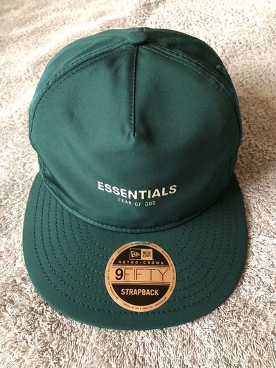NEW ERA FEAR OF GOD ESSENTIALS RC 9FIFTY LOGO "Dark Green"