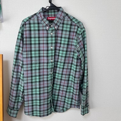 Supreme Plaid Flannel Shirt "Blue" (24FW)