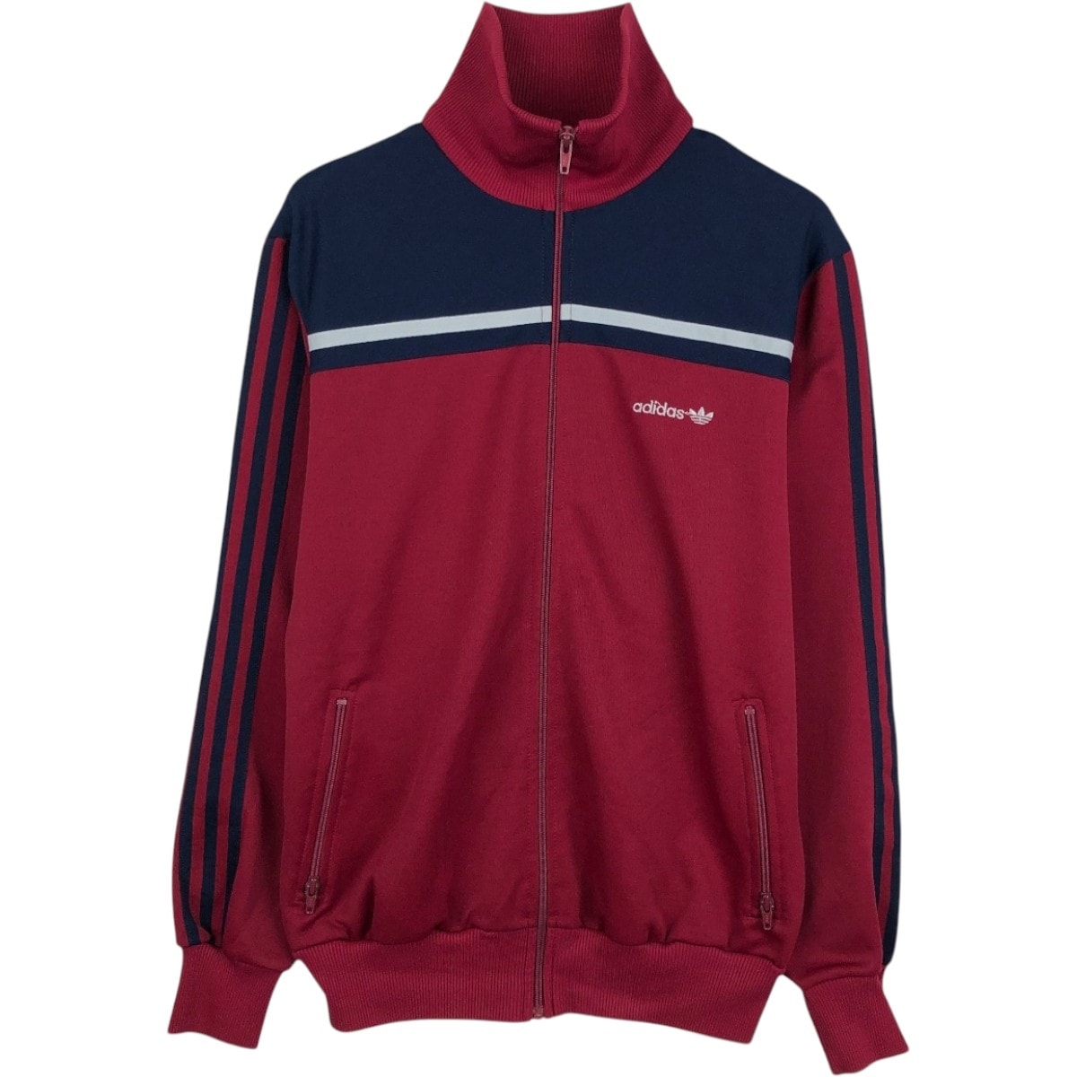 古着 70~80年代 アディダス adidas VENTEX社製 ATP トレフォイルロゴ ジャージ トラックジャケット メンズM相当 ヴィンテージ/eaa672269