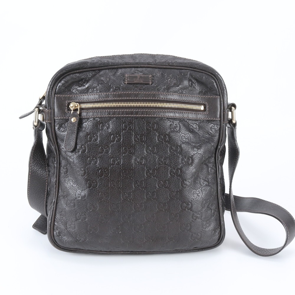 ■美品 グッチ グッチシマ 201448 ショルダーバッグ レザー