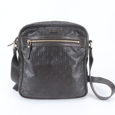 ■美品 グッチ グッチシマ 201448 ショルダーバッグ レザー