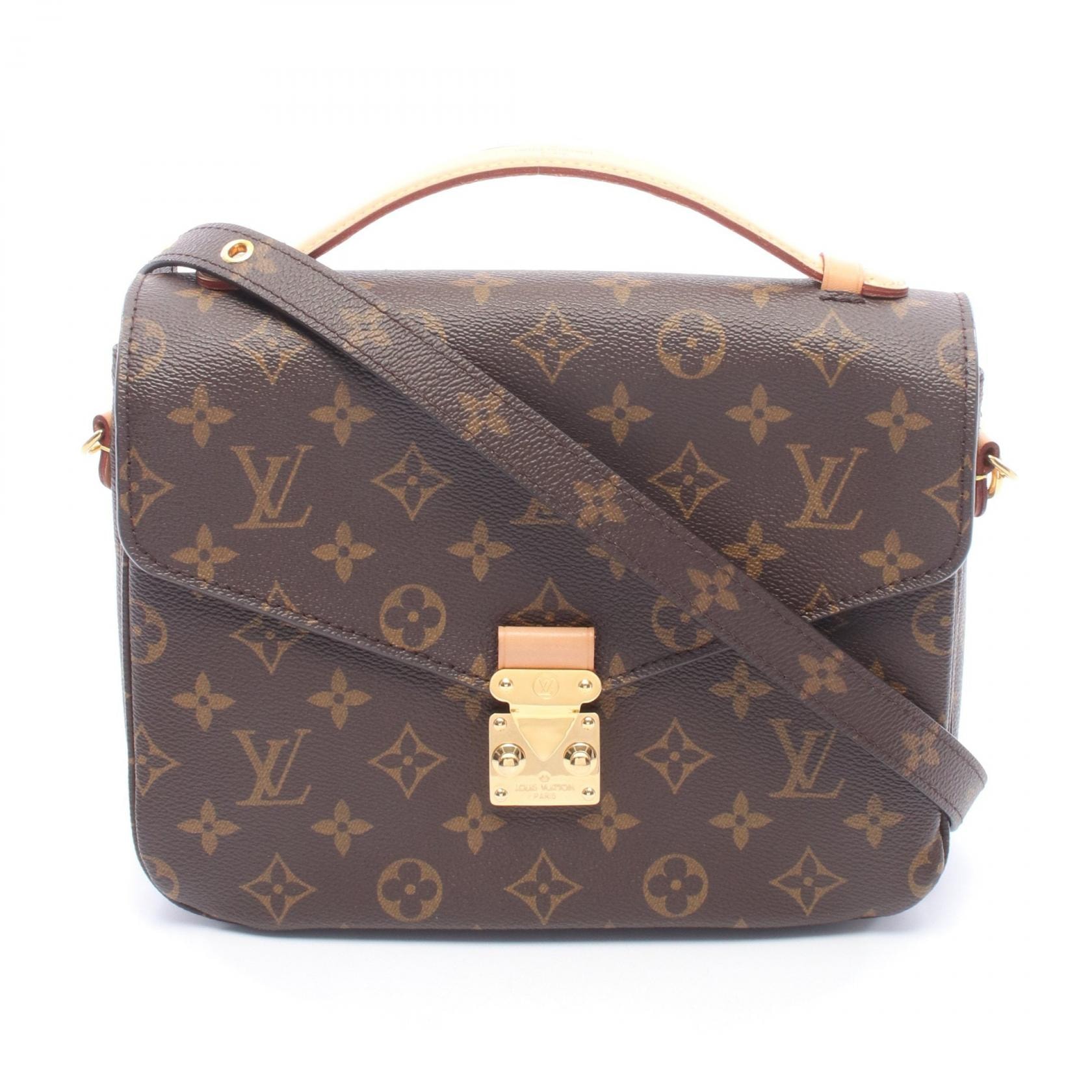 ルイ・ヴィトン LOUIS VUITTON ポシェット メティス MM モノグラム 2WAY ハンドバッグ バッグ PVCコーティングキャンバス レザー レディース ブラウン系 M44875 【中古】
