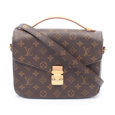 ルイ・ヴィトン LOUIS VUITTON ポシェット メティス MM モノグラム 2WAY ハンドバッグ バッグ PVCコーティングキャンバス レザー レディース ブラウン系 M44875 【中古】