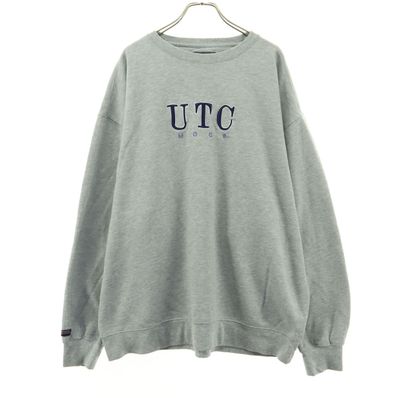 JANSPORTS ジャンスポーツ ワンポイント刺繍 長袖 トレーナー XL グレー