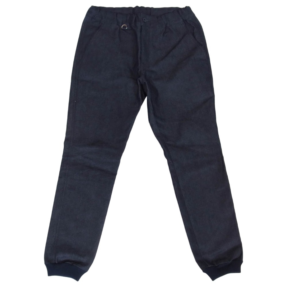 SOPHNET. ソフネット 24SS SOPH-240026 SLIM FIT RIBBED PANTS スリムフィット リブ ジーンズ デニム ジョガーパンツ インディゴブルー系 M【中古】