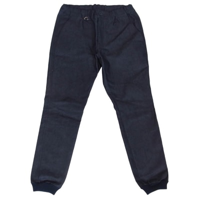 SOPHNET. ソフネット 24SS SOPH-240026 SLIM FIT RIBBED PANTS スリムフィット リブ ジーンズ デニム ジョガーパンツ インディゴブルー系 M【中古】