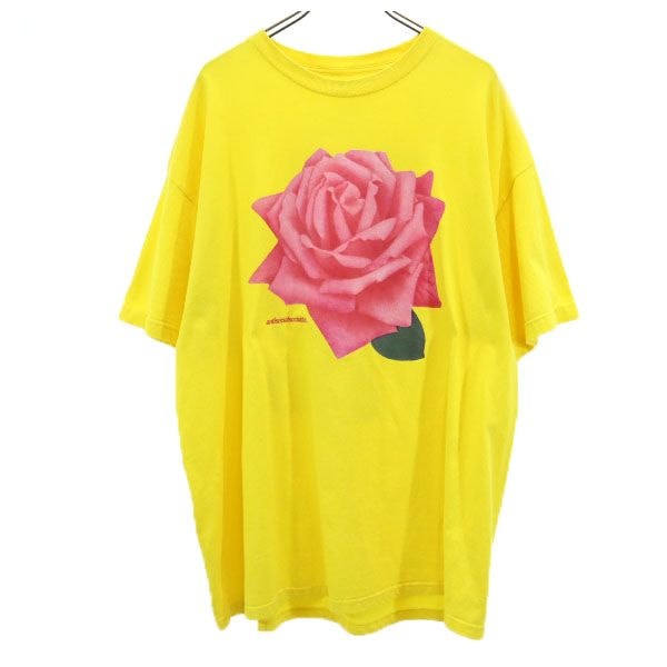 ANTI SOCIAL SOCIAL CLUB アンチソーシャルソーシャルクラブ USA製 半袖 Tシャツ XXL イエロー系