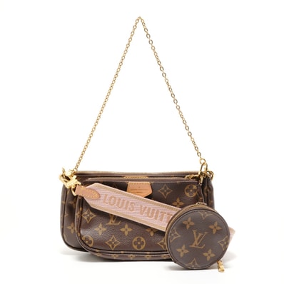 ヴィトン LV モノグラム ミュルティ ポシェット クセソワール ショルダーバッグ【中古】