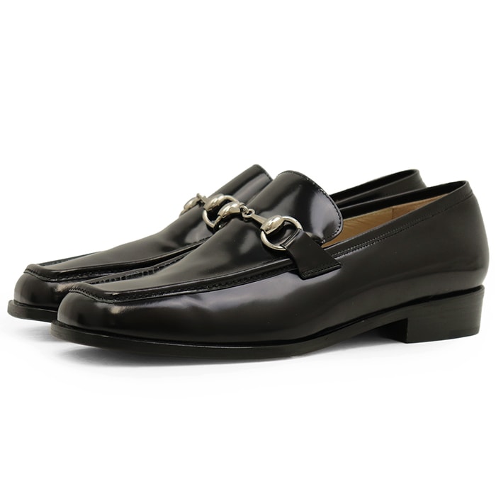 SALE【美品】GUCCI グッチ ホースビット ローファー サイズ 37 1/2C レディース シューズ 靴 箱付属 ブラック 黒 イタリア製
