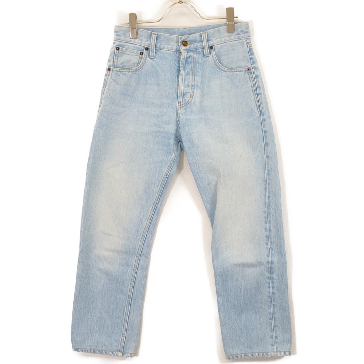 サンローランパリ 648437 20年 ライトブルー デニムパンツ 35