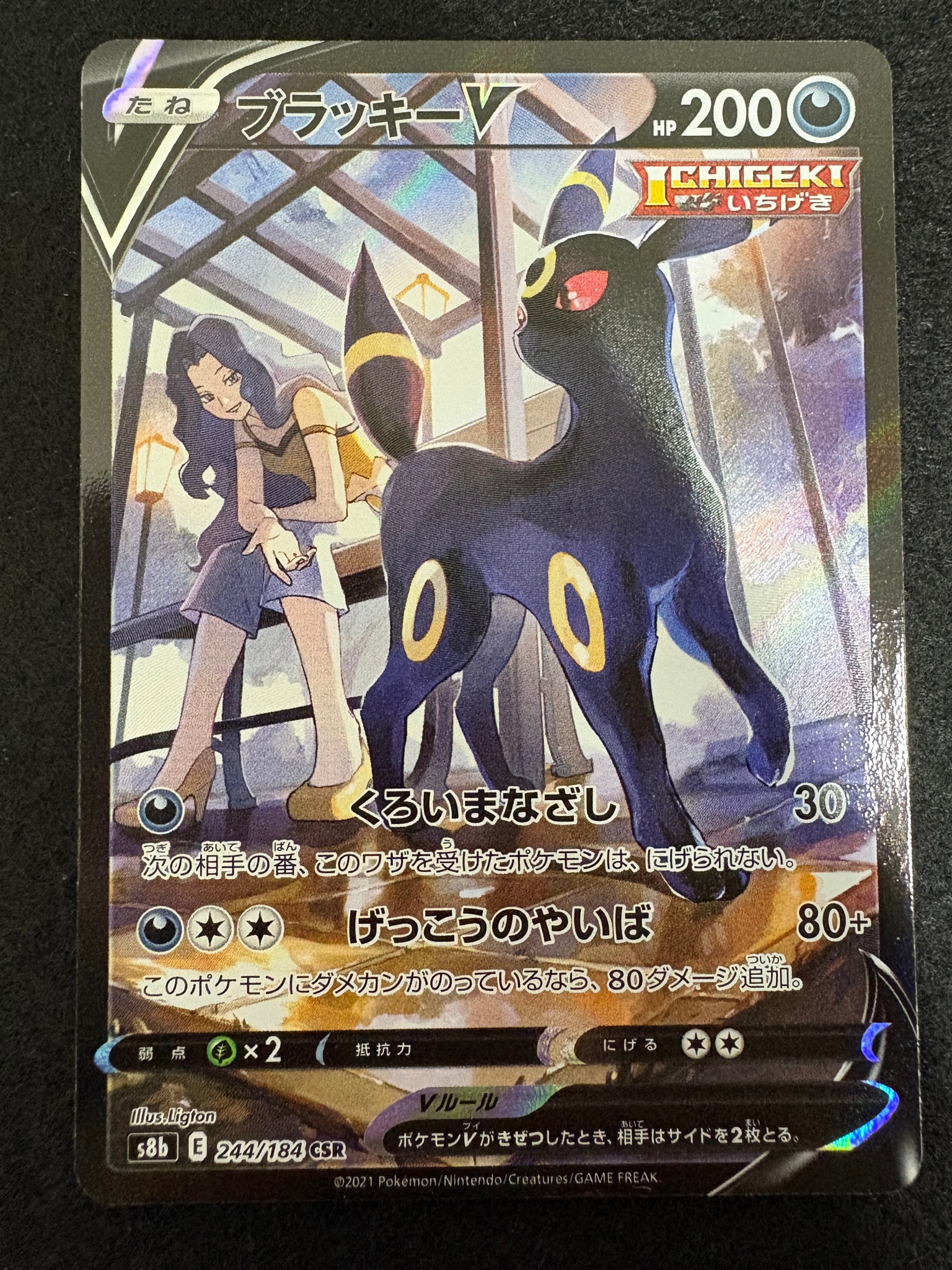 PSA10】ブラッキーV CSR 244/184 VMAXクライマックス PSA10