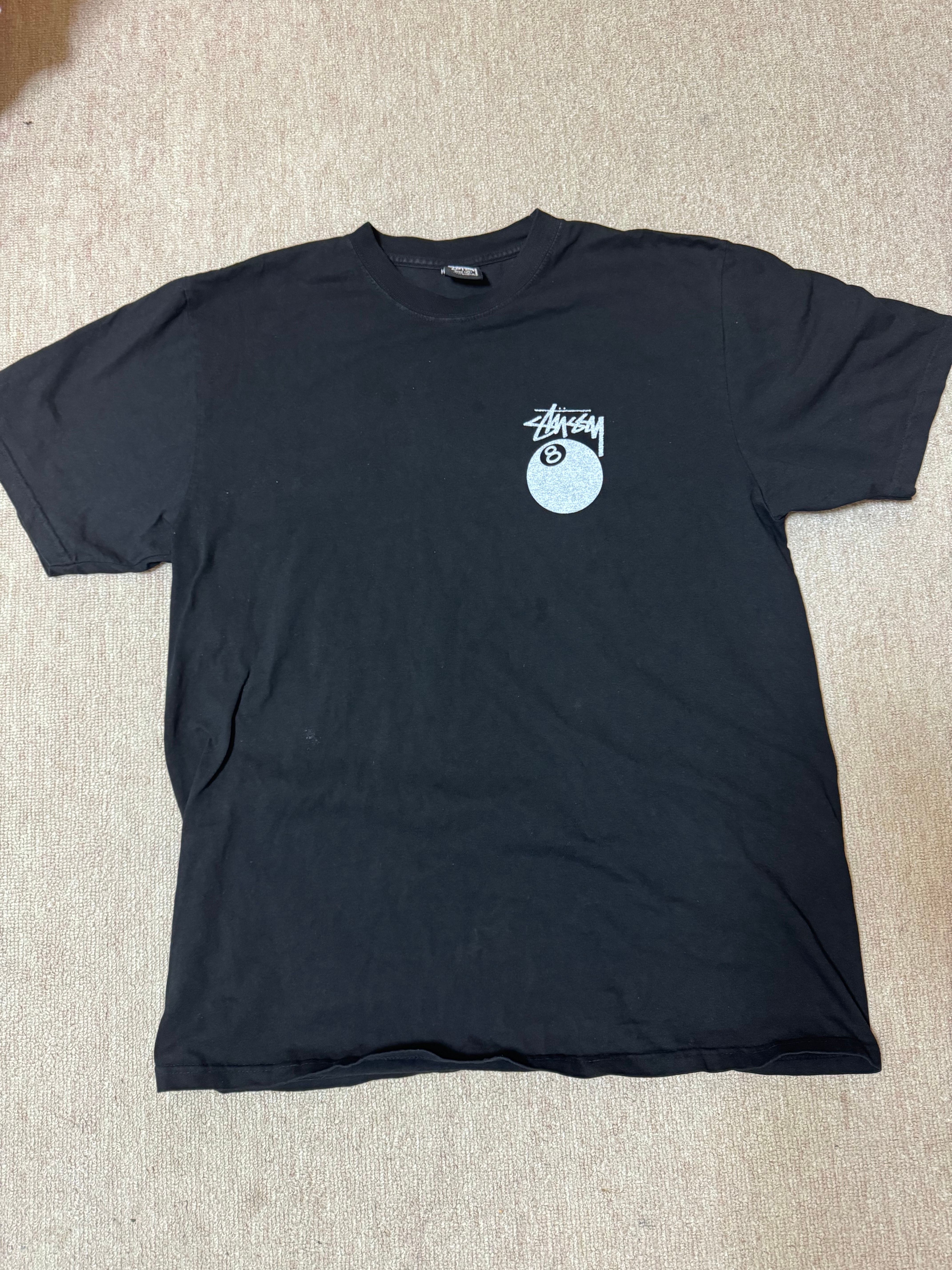 Stussy 8 Ball Tee Pigment Dyed "Black"