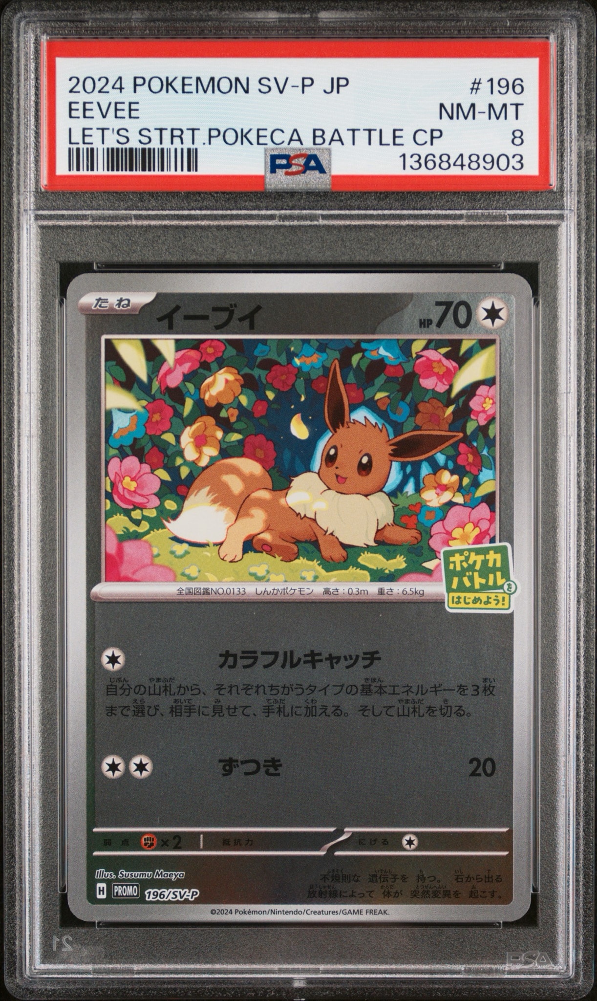 イーブイ P [SV-P-SM 196](プロモカードパック「ポケカバトルをはじめ