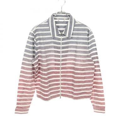 ルイ・ヴィトン LOUIS VUITTON 衣料品 アウター ファブリック コットン メンズ ホワイト系 / ブルー系 / ブラウン系 RM141M H5BS13LIJ 【中古】