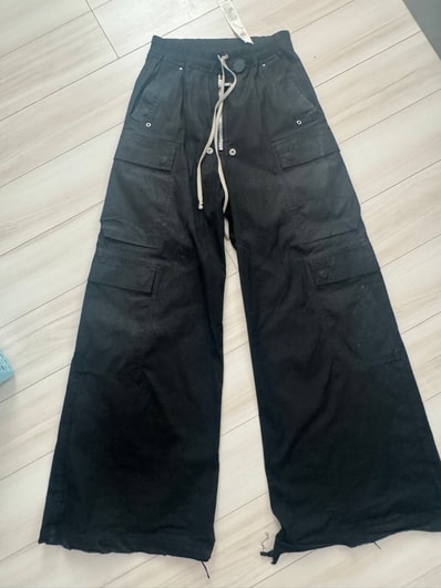 Rick Owens DRKSHDW Jumbo Double Cargo Pants "Black"