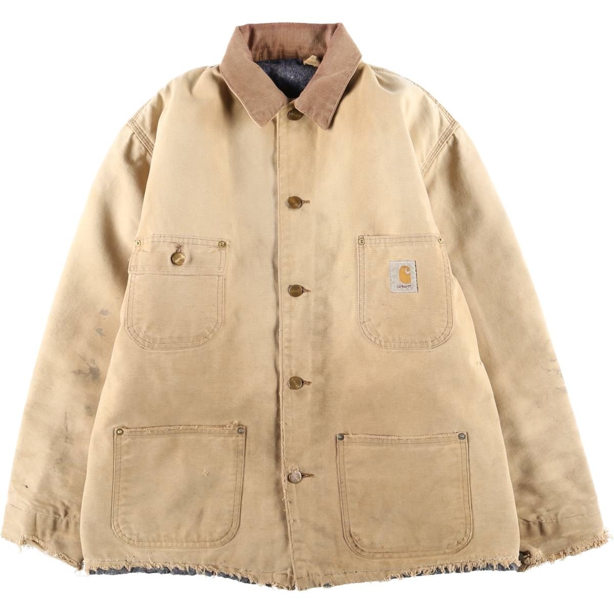 古着 カーハート Carhartt ミシガンチョアコート ダックカバーオール メンズL相当/eaa626257