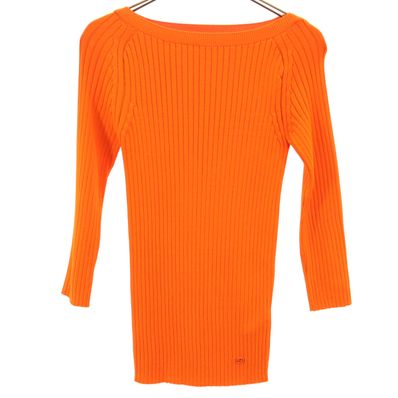 GUCCI グッチ 7分袖 ボートネック リブ ニット